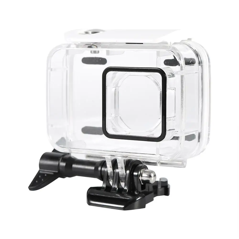 Подводный 45 м водонепроницаемый защитный чехол для Xiaomi Yi 2 4k Action camera - Цвет: White