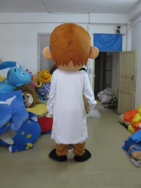 

Hot sale male doctor Mascot Mascot Costumes Halloween Cartoon Adult Fancy Party Dress free shipping