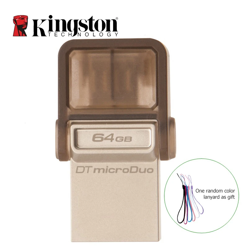 Kingston USB флеш накопитель 2 0 64 Гб OTG в 1 мобильный телефон планшет флешка|usb 2.0 64gb|kingston