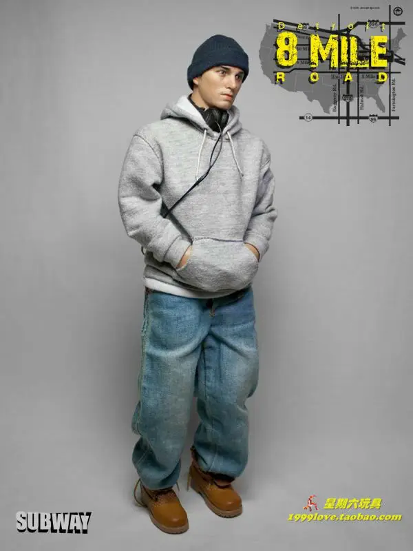 Метро 1/6 8 MILE ROAD Eminem 12 &quotфигурка игрушки MIB фигурка|Игровые фигурки и трансформеры|