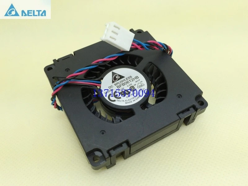 Вентилятор Для delta 6015 6 см BFB0612HB 12V 0.32A центробежный охладитель 3 провода |