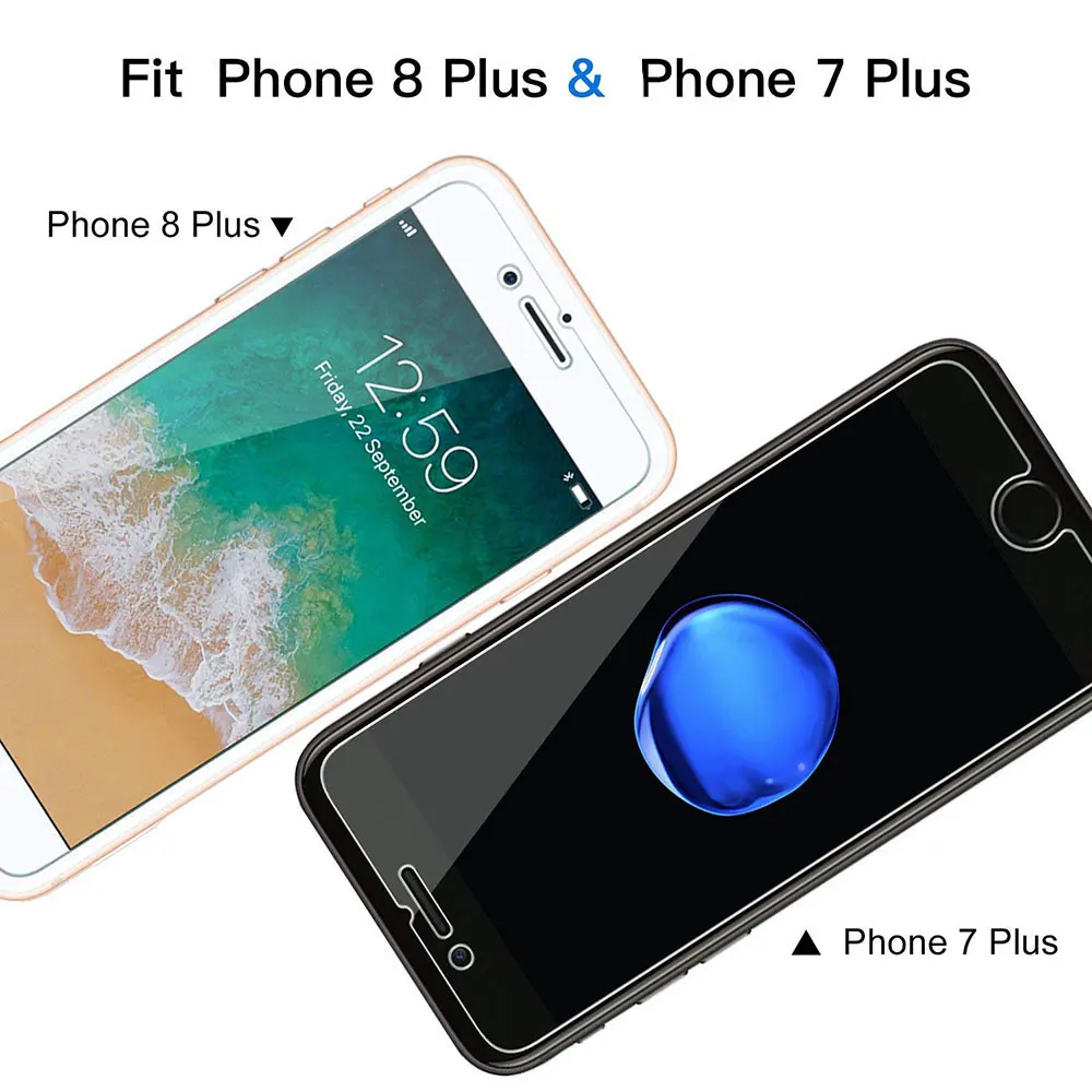 2.5D 9H защита из закаленного стекла для iPhone 5 5S 5C SE 7 6 6S 8 PLUS X XS Max XR экранный