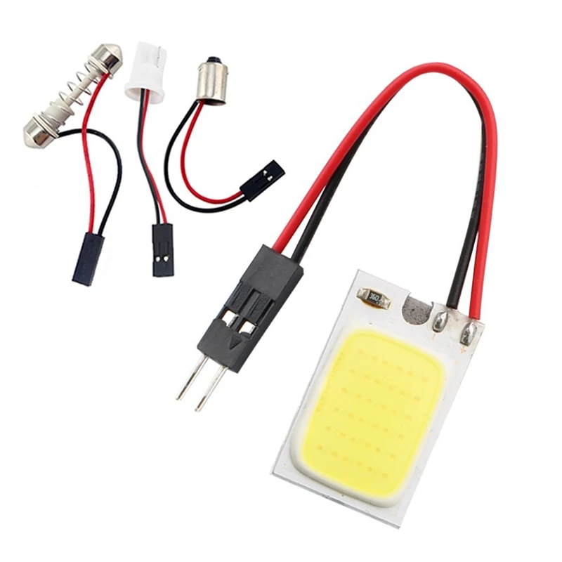 2 шт. COB 24SMD светодиодный купольный светильник с панелью авто интерьерный для