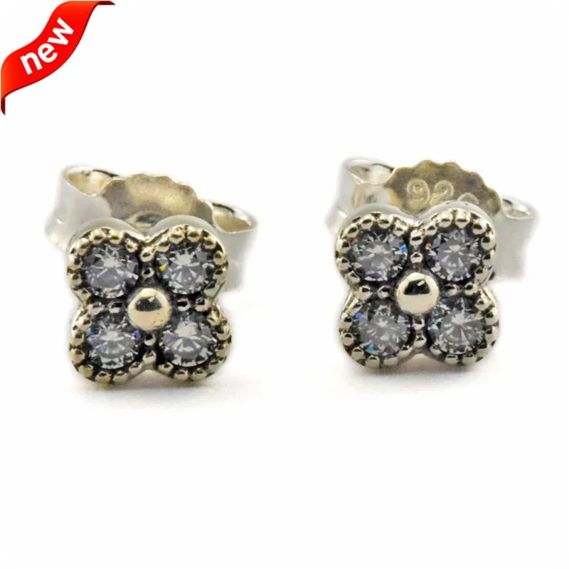 

CKK 925 Sterling Silver Oriental Blossom Stud Earrings, Light Pink Enamel For Women Original Jewelry Making