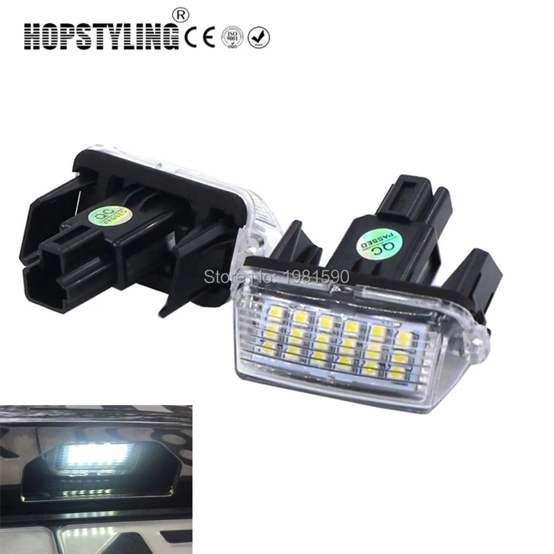 Hopstyling 2 шт. 18SMD Белый светодиодный задний фонарь номерной знак светильник для Toyota Yaris Camry Corolla Prius Verso Aur2 автомобильный аксессуар лампы