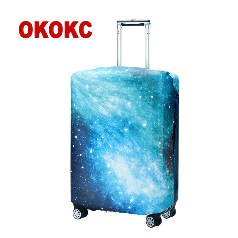 OKOKC леопардовый Эластичный Защитный чехол для багажа Дорожный чемодан Tolley