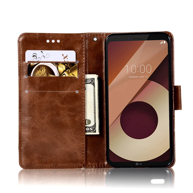 Чехол effelon для LG Q6 Plus G6 Mini 5 &quot&quot винтажный Ретро кошелек из искусственной кожи