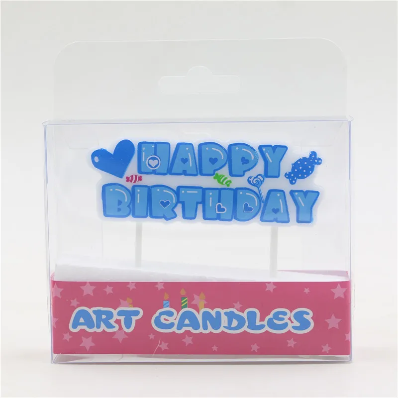 5pcs/pack Happy Birthday Theme Kids Favors Candles Baby Shower Party Events Cake Decorations Creative Boy Girl Cartoon Supplies | Дом и сад