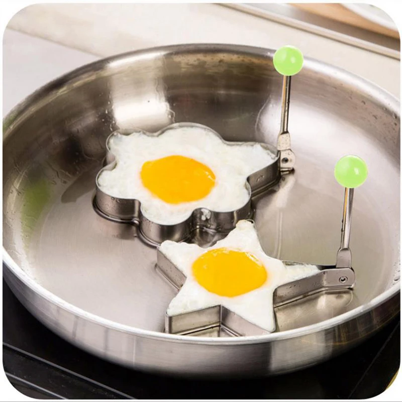4 шт./компл. из нержавеющей стали симпатичные формы Fried Egg Плесень Блин кольца