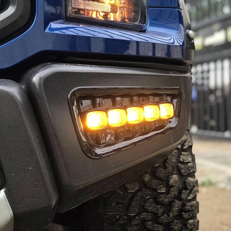 DRL For Ford F150 Raptor 2016-2018 Fog Lamp White Daytime Running Light Yellow TURN SIGNAL | Автомобили и мотоциклы