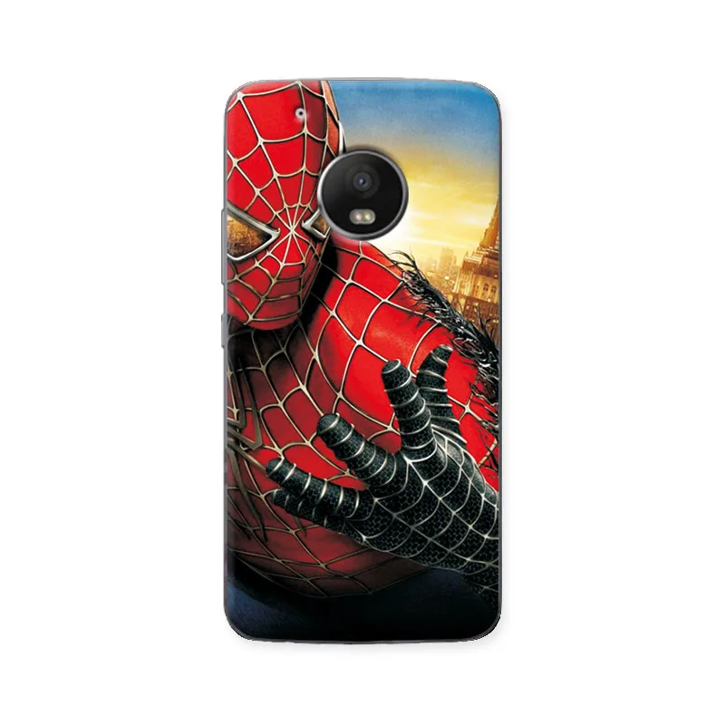Очаровательный герой Marvel Капитан Америка чехол для телефона Motorola G5 задняя крышка
