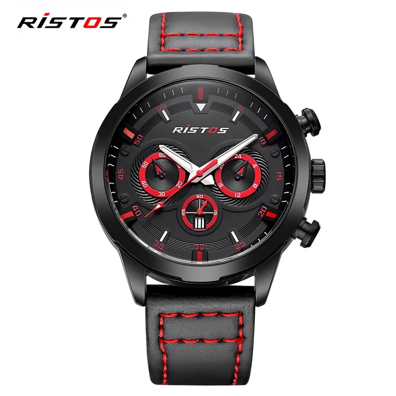 Reloj Hombre 2018 RISTOS модные повседневные спортивные мужские часы в стиле акулы военные