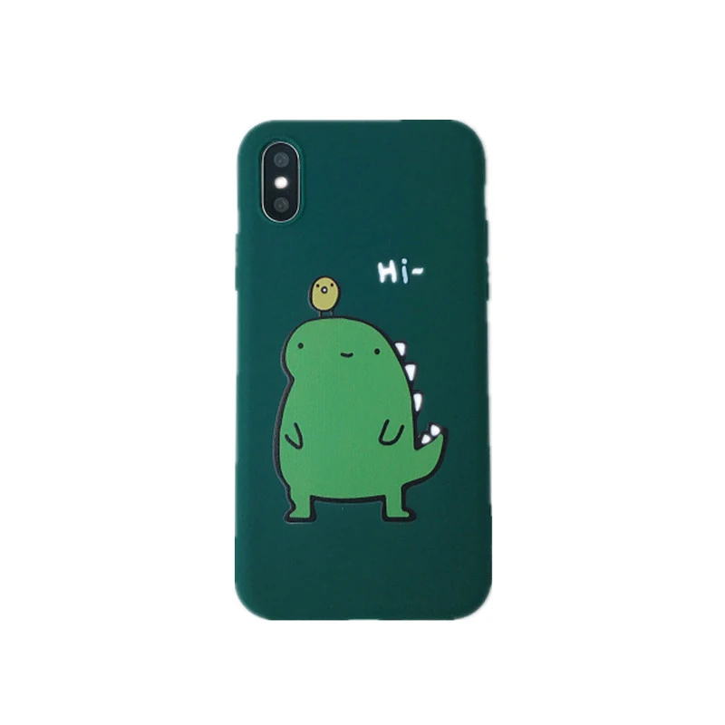 Мягкий ТПУ чехол для телефона с милым рисунком динозавра конфет для iphone 7 8 Plus 5 5S 6 6S 7Plus X XR XS MAX The Lion King