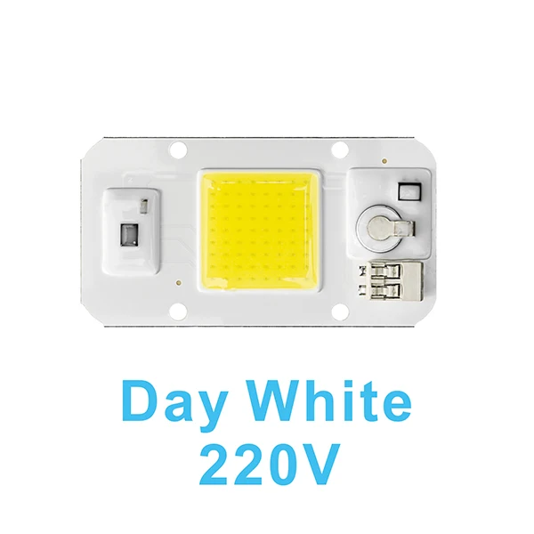 Day White 220V 5 шт./лот, 220 В, полный спектр, светодиодный, 50 Вт, 30 Вт, 20 Вт, умный IC чип для наводнения, светильник, холодный, теплый, белый, светильник для выращивания растений - Испускаемый цвет: Day White 220V
