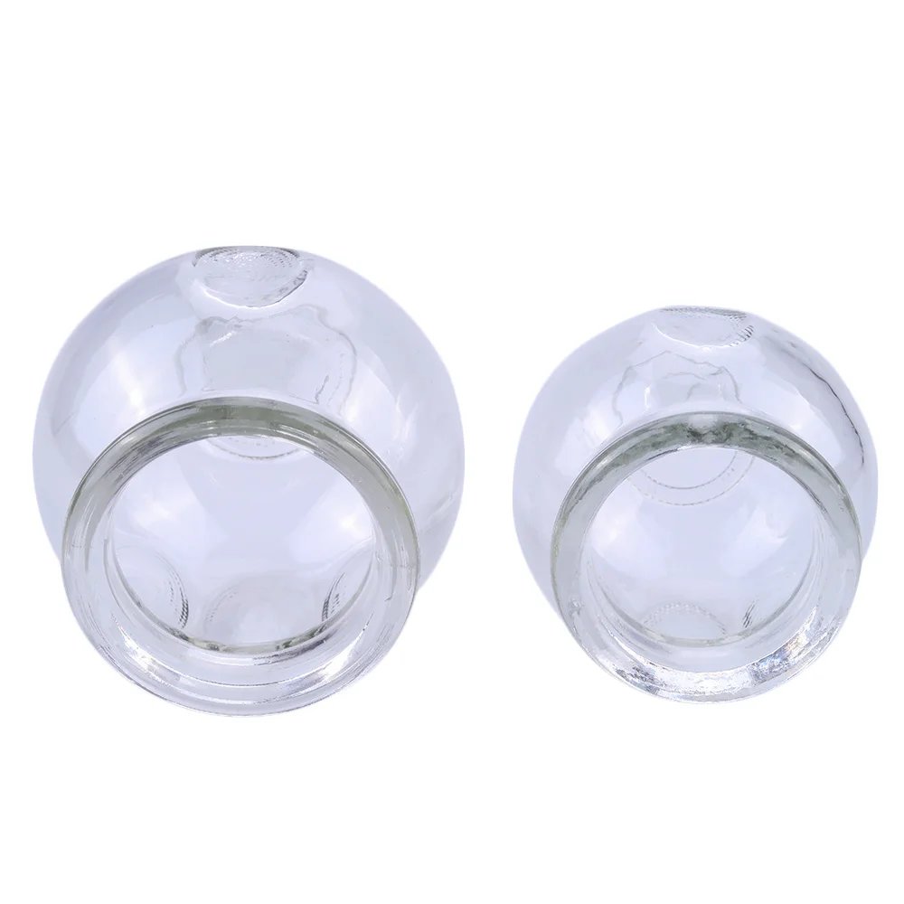 Стеклянные материалы для массажа 6 шт. терапии целлюлита вакуумные чашки