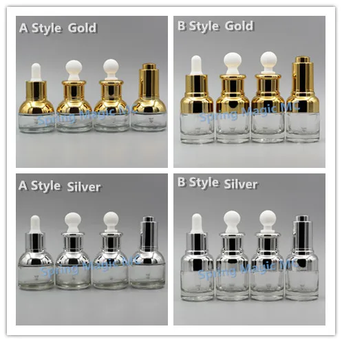 Прозрачные бутылки для масла объемом 20 мл стеклянная бутылка с пипеткой