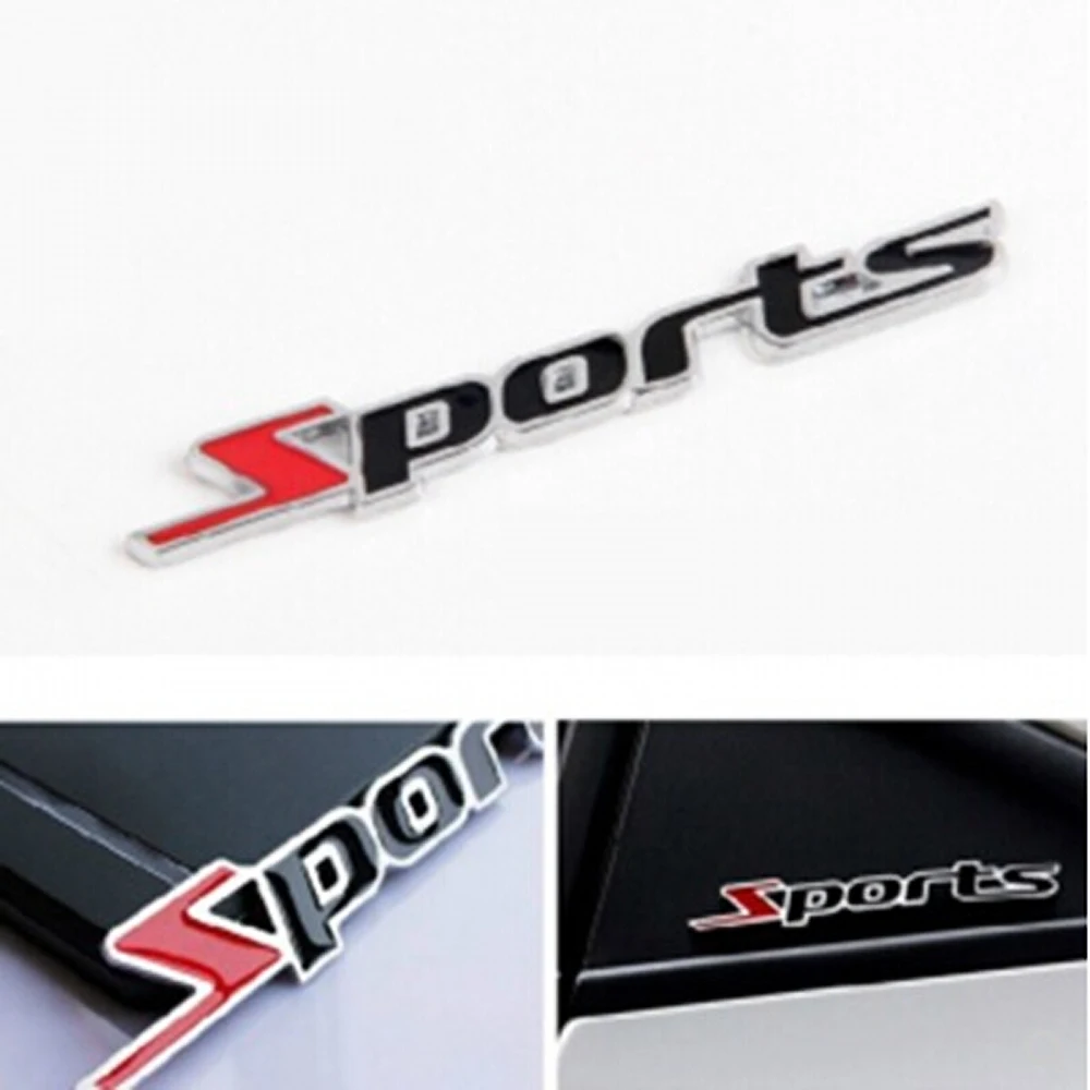 car styling 3D metal Sports stickers Accessories for opel astra bmw f30 e36 citroen c1 vw caddy volvo v50 alfa romeo e46 e30 | Автомобили