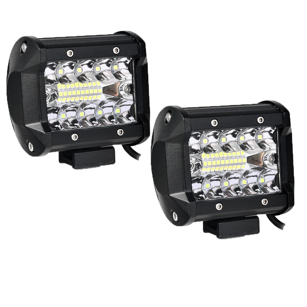 

4-дюймовая Светодиодная панель для работы, для вождения внедорожных лодок, автомобилей, тракторов, грузовиков 4x4, внедорожников, вездеходов, ...