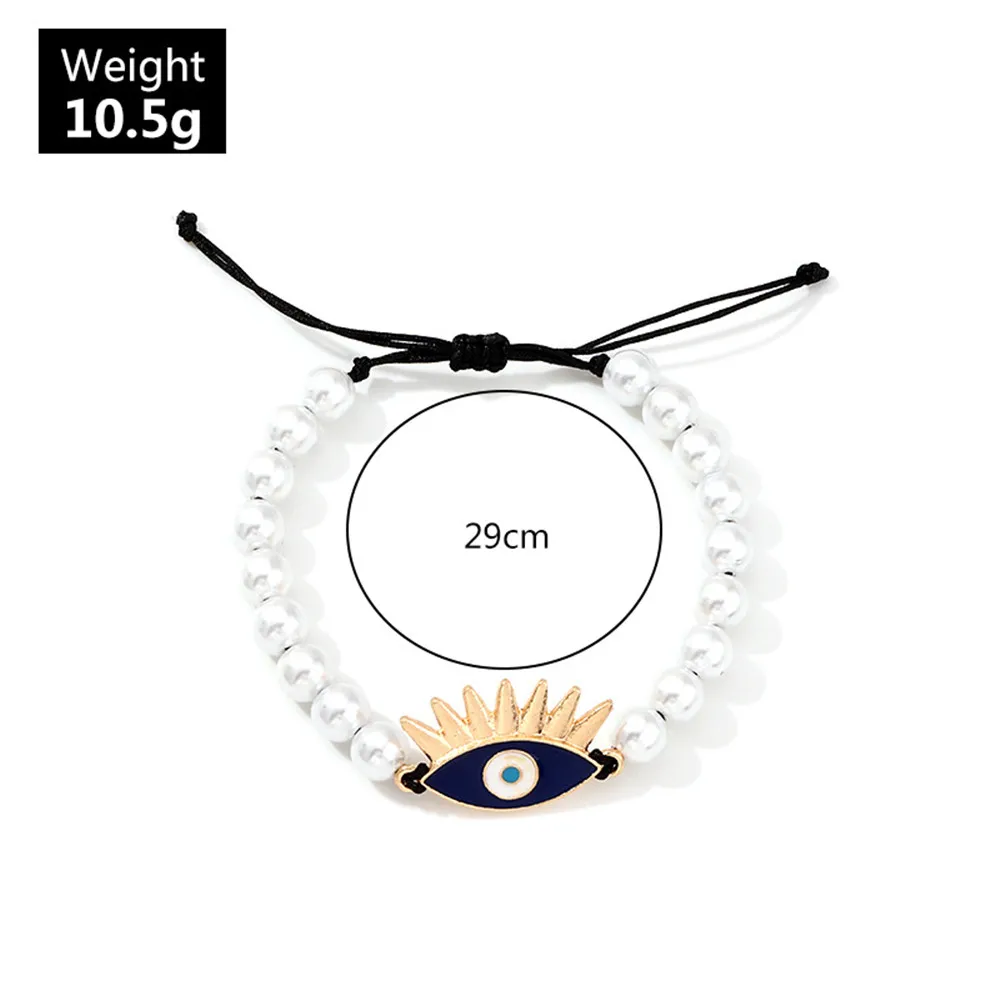 MLING новый синий Злой Глаз браслет для женщин серебряные бусины браслеты и модная