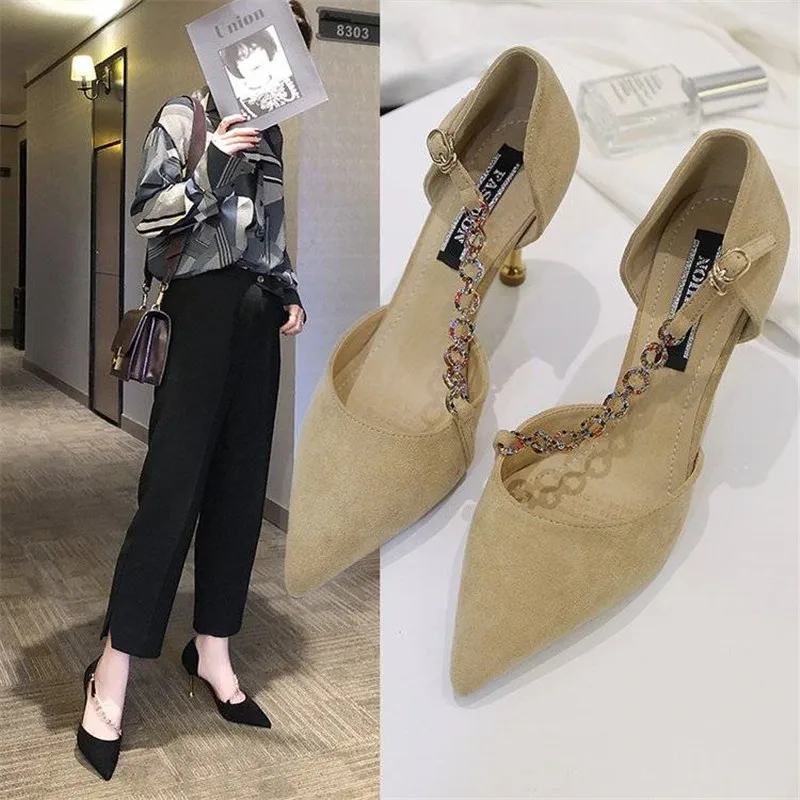 Женские босоножки коллекции весна лето 2021 женская обувь модные туфли лодочки