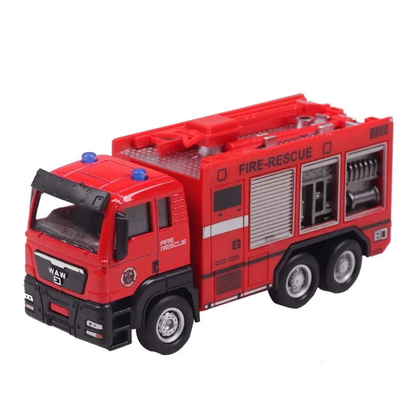 Новинка 2017 1:55 детские игрушки горка сплав игрушечные машинки пожарные двигатели