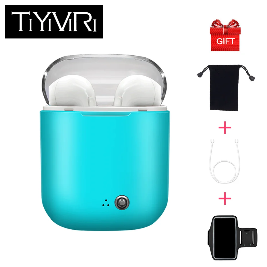 I7s TWS Близнецы беспроводные наушники Mini Bluetooth V4.2 вкладыши стерео гарнитура для Iphone
