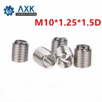 50pcs m101 251 5d wire thread insert a2stainless steel wire screw sleeve m10 screw bushing helicoil wire thread repair inserts