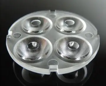 

#RIP-32 High quality LED Optical Lens 4P, PMMA materials, Size: 32X7.45mm, 23 degree, Bead surface