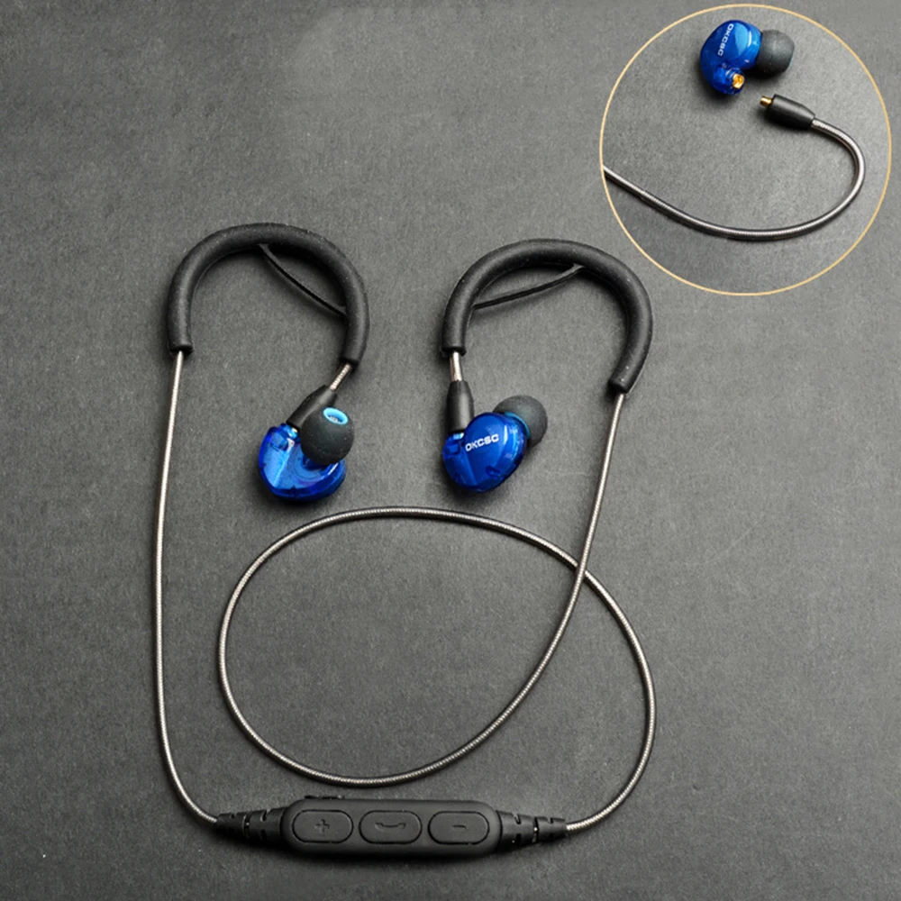 Беспроводной соединитель okscc DD4 Bluetooth 5 0 MMCX/IE80 2 контактный 78 мм кабель для