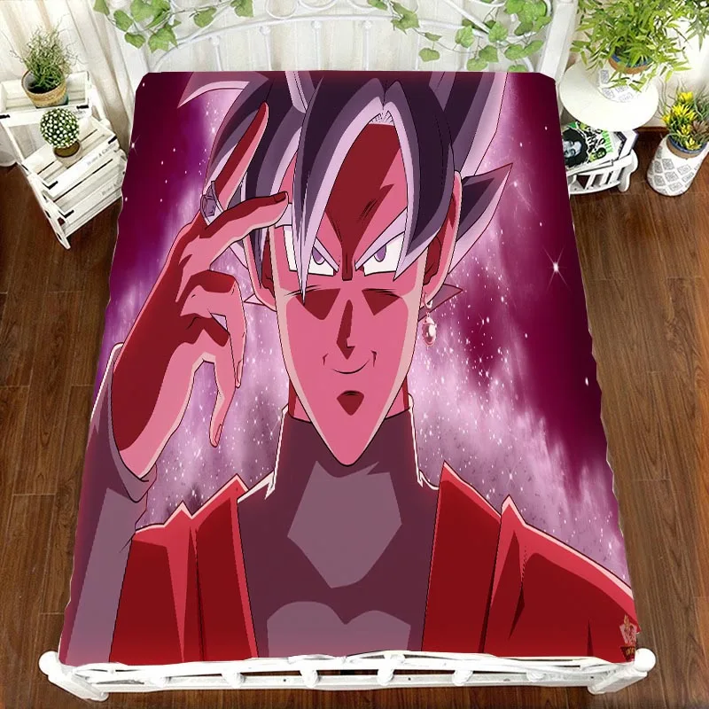 18 DRAGON BALL Z Аниме простыня с печатным рисунком Вегета Сон Гоку Zetto покрывало детская комната кровать простыни, постельное белье(без наволочки - Цвет: 18