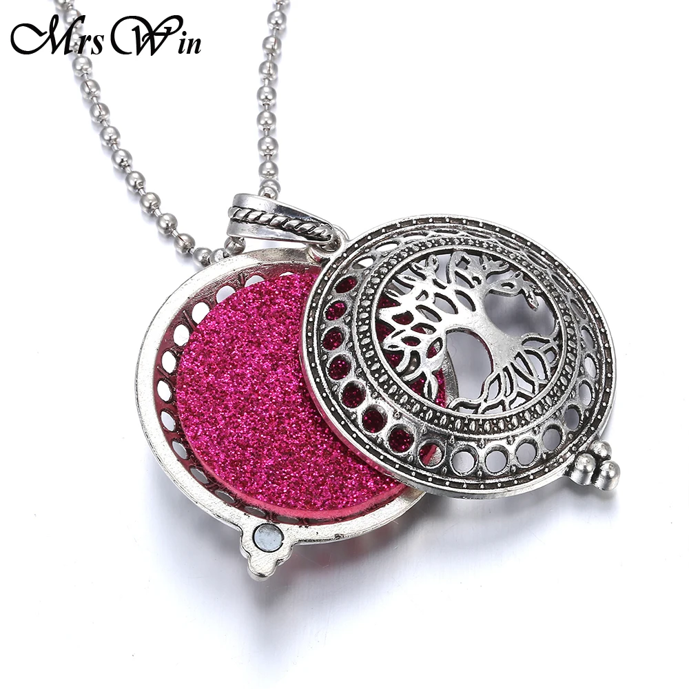 Цветок лотоса Арома колье аромараспылитель открытые Серебряные кулоны подвеска