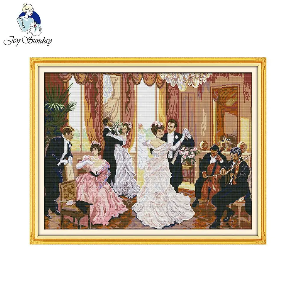 Joy Sunday/Семейный комплект для вечеринки Набор вышивки крестиком 11CT 14CT крестиком|joy