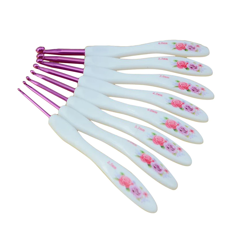 8 шт./компл. китайский стиль ретро с цветочным принтом пластиковая ручка