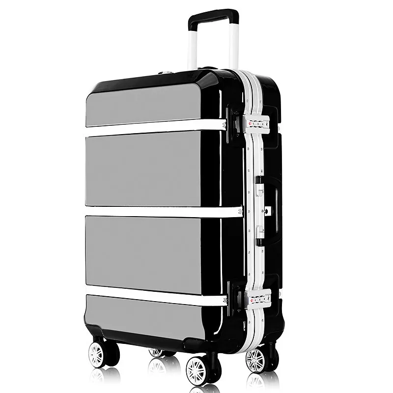 Hardside чемодан на колесиках 20 &quotCarry On 24&quot 26 &quot28&quot проверенный багаж алюминиевая
