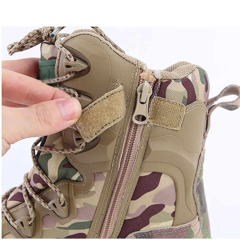 Лидер продаж! Мужские Военные боевые тактические высокие ботинки для пустыни