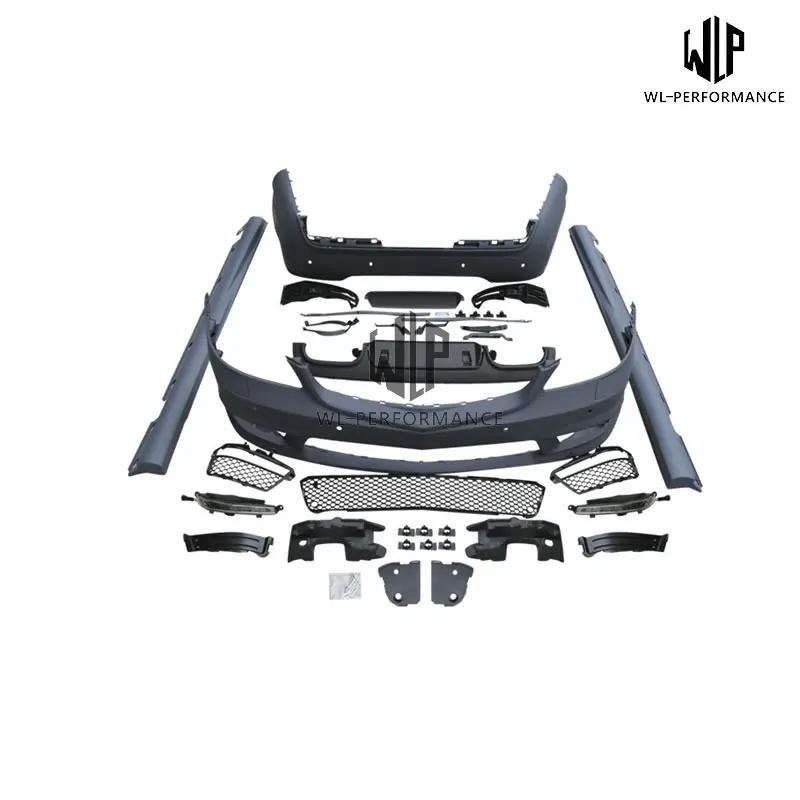 W221 S350 S65 S63 комплект кузова автомобиля ПП неокрашенные передние задние бамперы