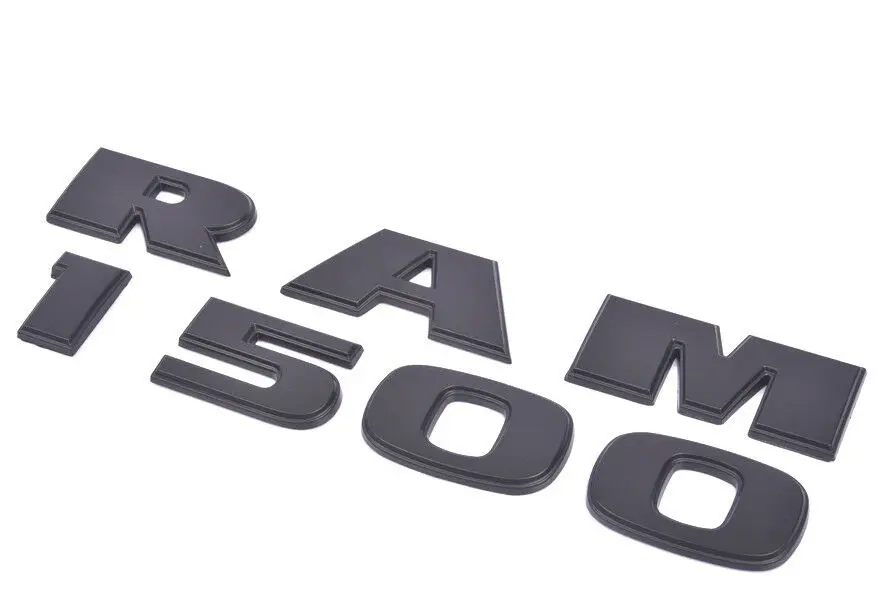 3x OEM ram 1500 plus 4x4 значок с эмблемой 3D эмблема наклейка именная табличка черный