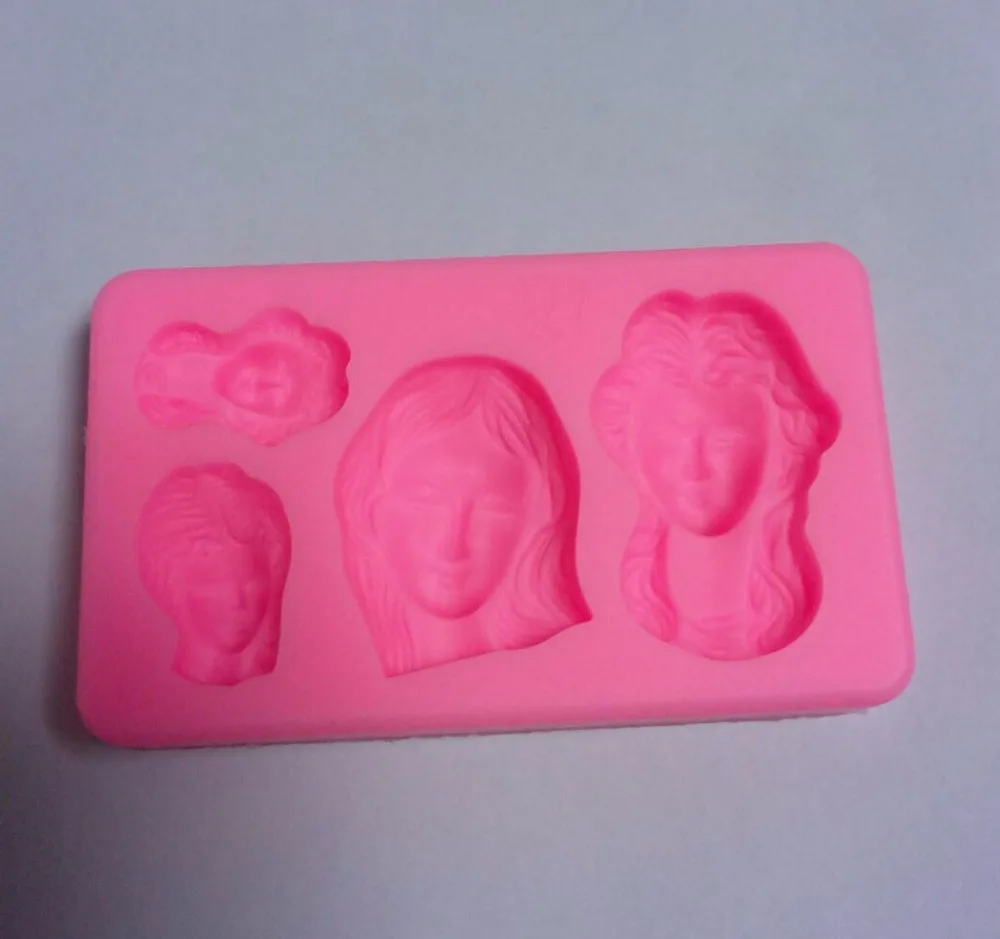 Женская голова силиконовая форма женская из силикагеля формы для шоколада