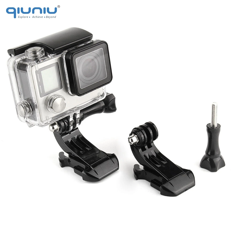 QIUNIU для GoPro аксессуары J Hook быстроразъемный JHook адаптер с пряжкой Hero 6/5/4/3 +/3/2 Xiaomi Yi