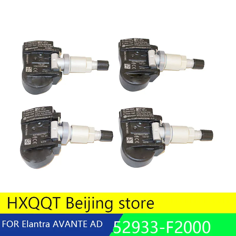 Датчик давления в шинах 52933F2000 TPMS для Hyundai 2017 Elantra AVANTE AD PMS 4 шт. sensor sensor sensor monitorsensor