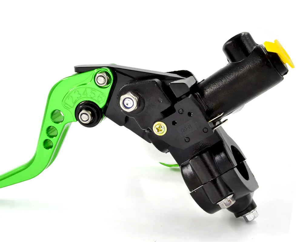 

BJMOTO 7/8" 22mm Universal Motorcycle Hydraulic Brake Master Cylinder Clutch Reservoir Levers Set For Kawasaki ninja 250 r 300