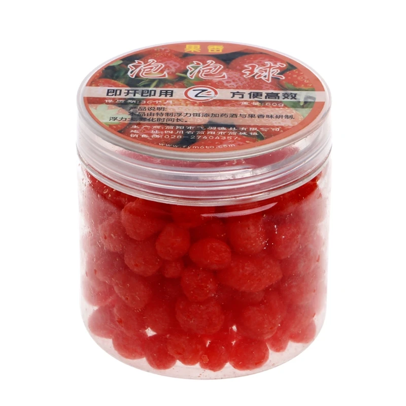 

1 Bottle Carp Fishing Baits Balls Pop Floating Lure Freshwater Saltwater Tackles Floating fishing bait ball