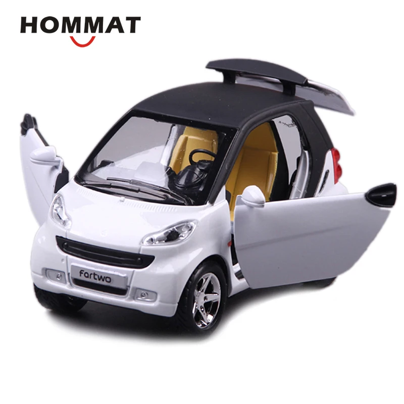 HOMMAT 1:24 моделирование Smart ForTwo литье под давлением игрушечный автомобиль модель металлическая Черная пятница детский подарок Машинки Игрушки для детей