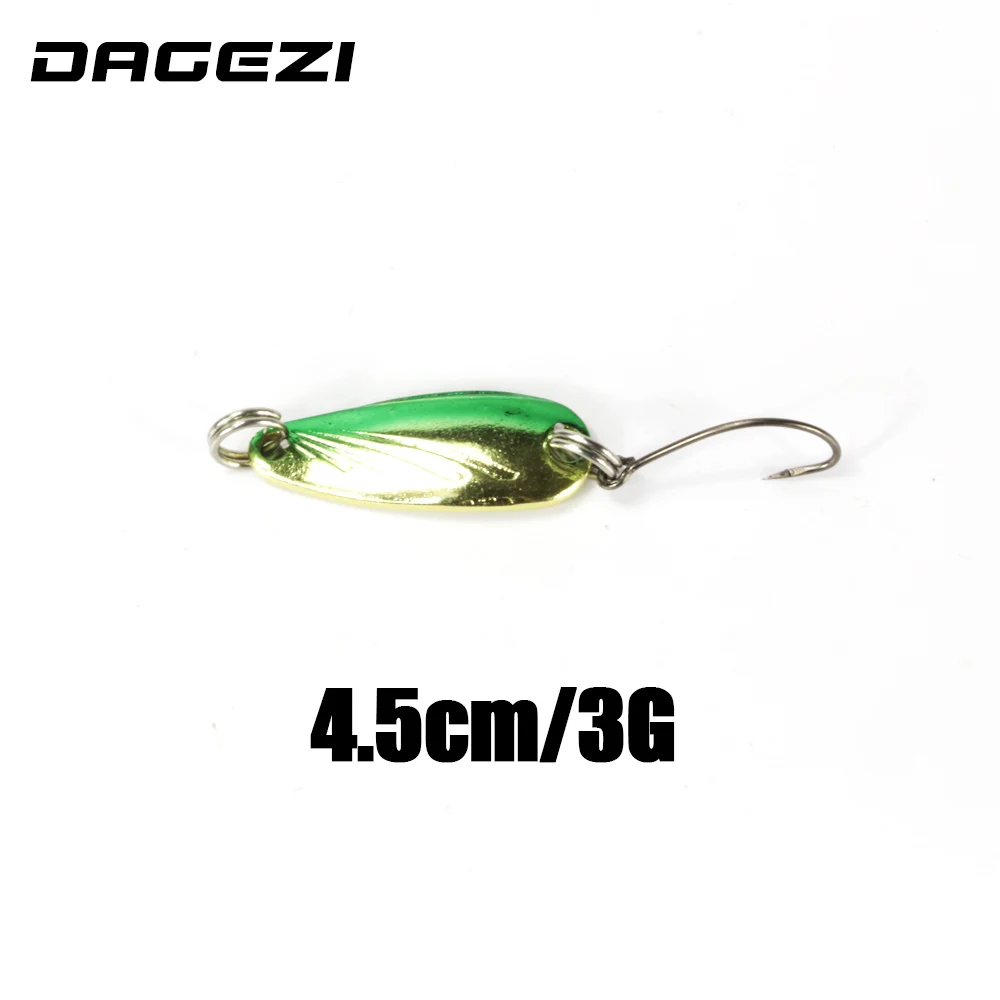 Приманка рыболовная DAGEZI 6 шт./лот 4 5 см/3 г|spoon lure|fishing luremetal lure |