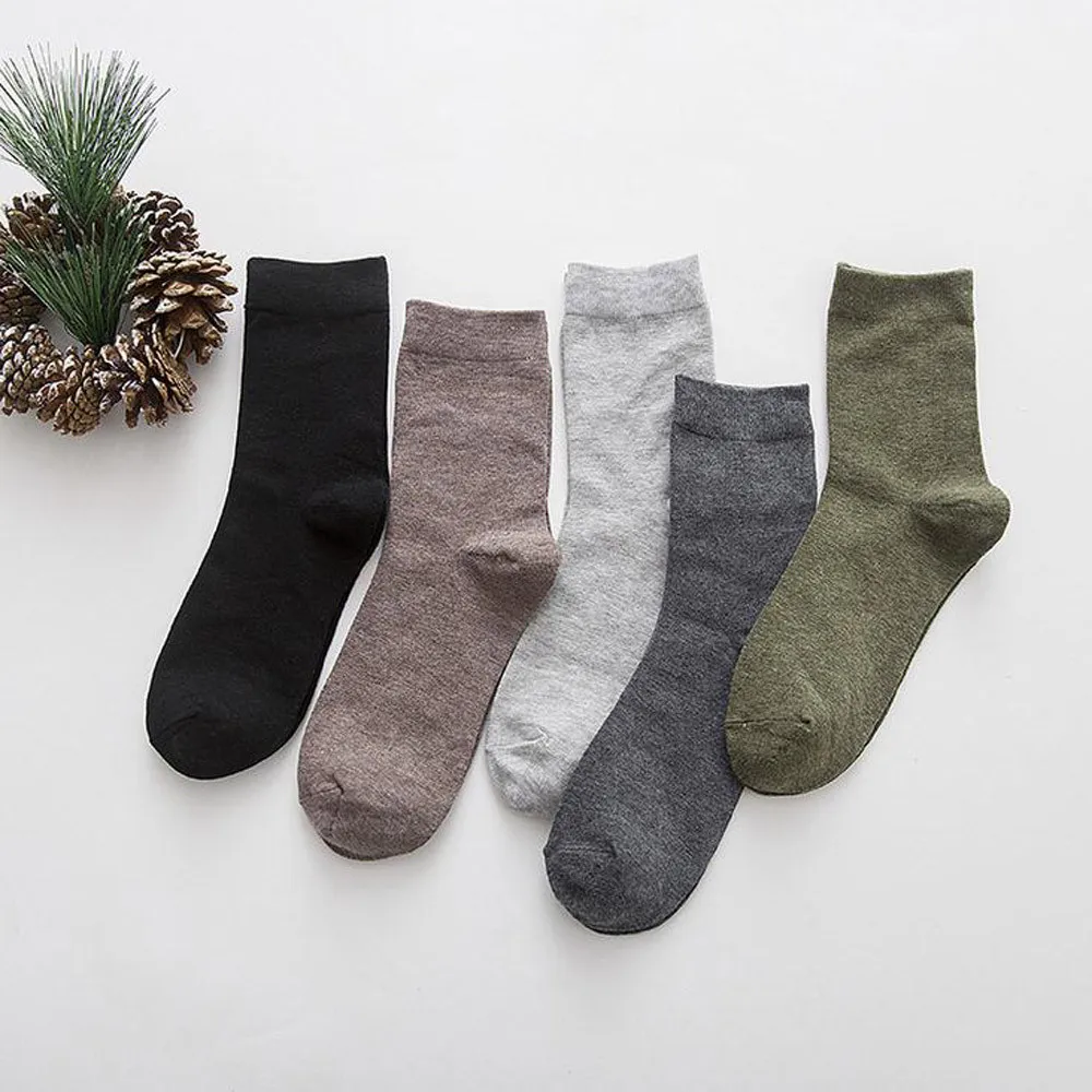 5 пар мужские спортивные носки хлопковые Повседневные Удобные для бизнеса и бега