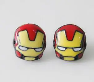 5 Мультфильм marvel герой комиксов marvel для косплея Железного человека серьги Бэтмен мини милые серьги-гвоздики с животными мужские серьги дети bijoux - Окраска металла: 5