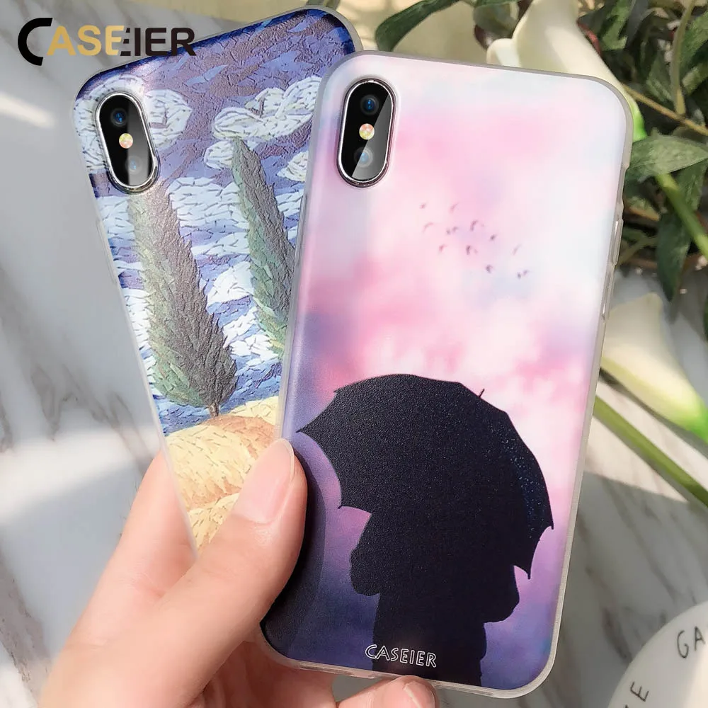 CASEIER роскошный мягкий чехол для телефона Samsung Galaxy S8 S9 Plus S6 S7 Note 8 9 5 A J 3 7 Силиконовые