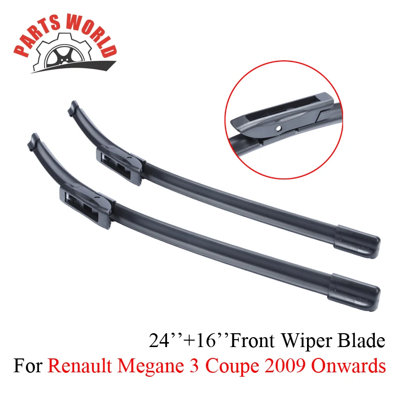 Набор силиконовых резиновых передних и задних стеклоочистителей для Renault Megane 3