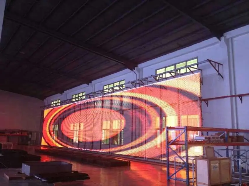 Leeman Группы led освещение сцены/газа дисплей Гибкий СВЕТОДИОДНЫЙ Дисплей/мягкий