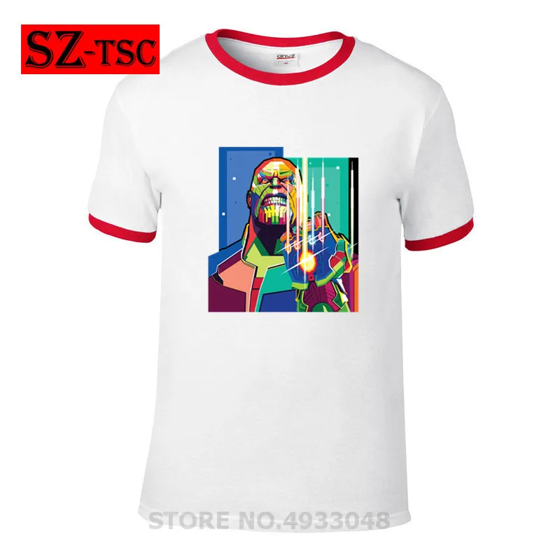 Одежда для веселья футболка из хлопка с надписью Mad Titan Thano летняя хипстер Harajuku